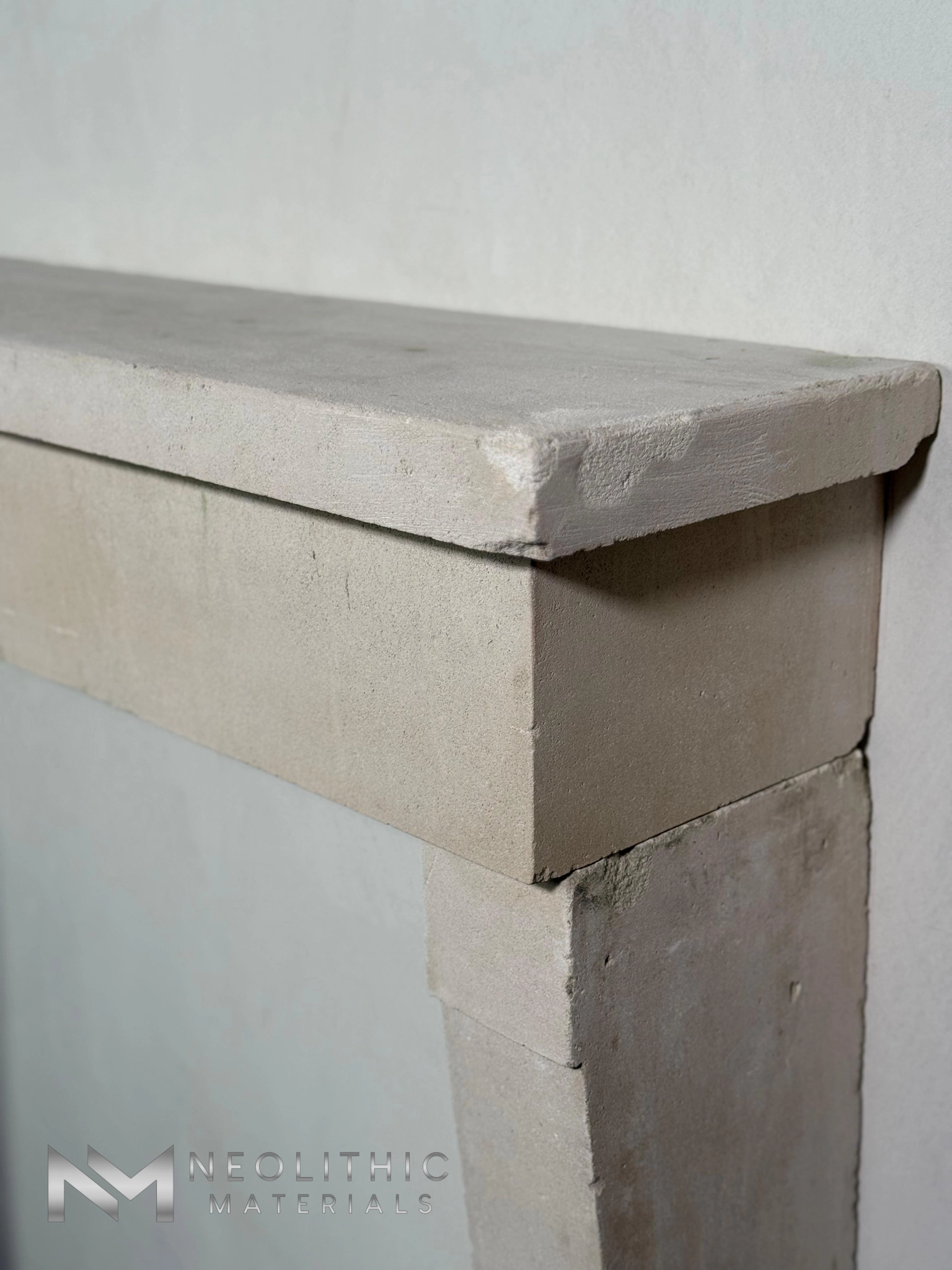 French Antique 19th Century Limestone Fireplace - Image 7